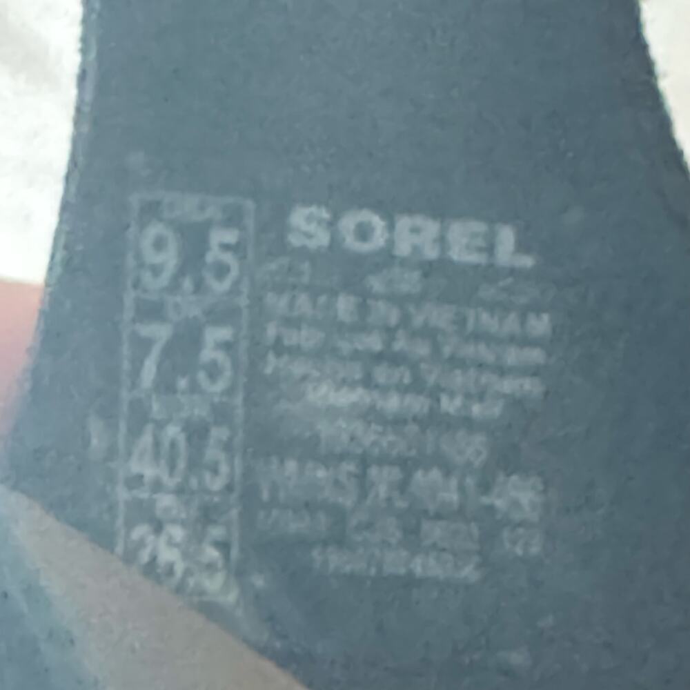 Sorel Women’s Navy Leather Ankle Strap Flat Sandal BeachCasual Summer Size 9.5 - Picture 7 of 7